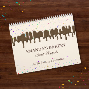 Vainilla Frosting Drip - 2026 Sweet Bakery  Calendar
