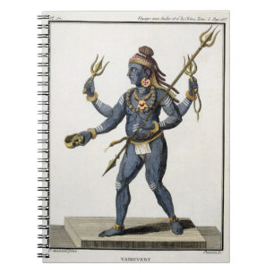 Vairevert, from 'Voyage aux Indes et a la Chine' b Spiral Notebook