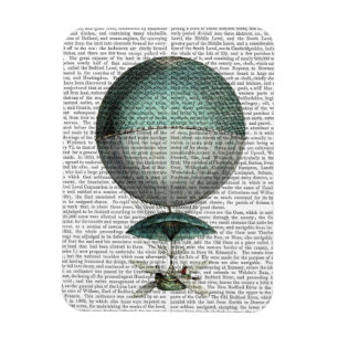 Vaisseau Volant Hot Air Balloon Magnet