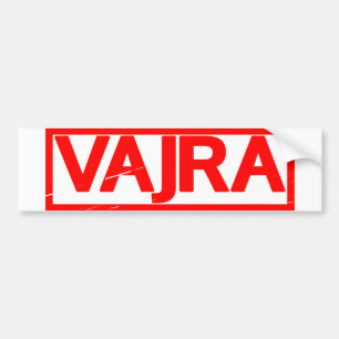 Vajra Stamp Bumper Sticker