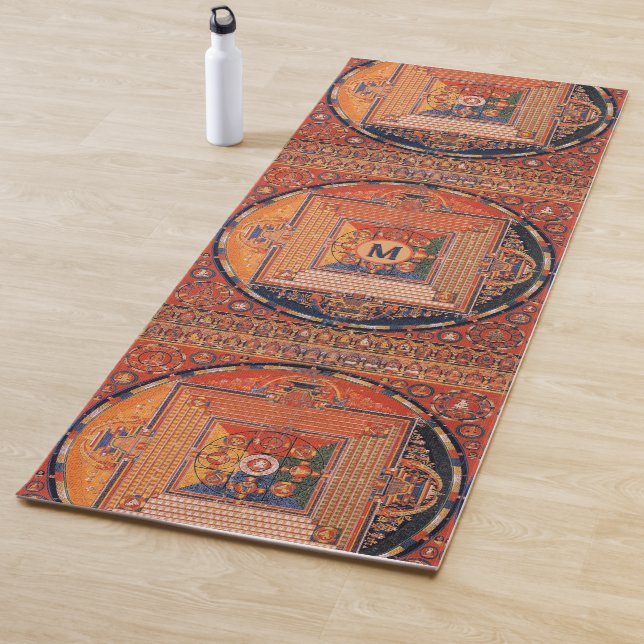 Vajradhatu Mandala Thangka w/out Monogram Yoga Mat (In Situ)