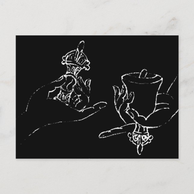 Vajrasattva Mudra Postcard (Front)