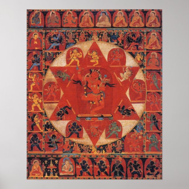 Vajravarahi Mandala Poster (Front)