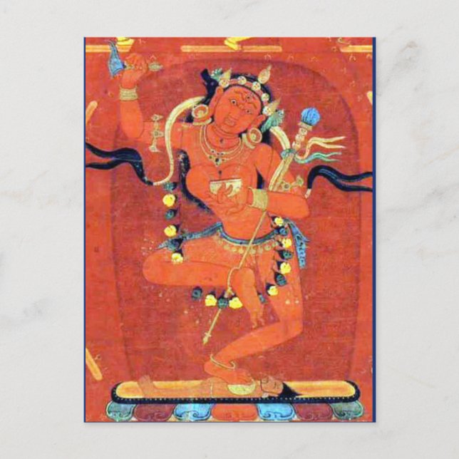 Vajravarahi Vajrayogini Tibetan Buddhist Deity Postcard (Front)