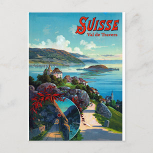 Val de Travers, Switzerland Postcard