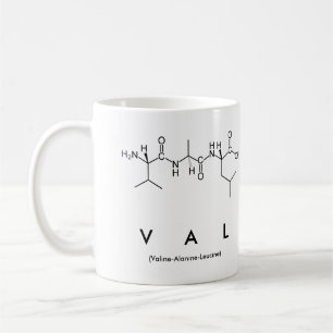 Val peptide name mug