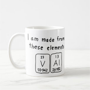Val periodic table name mug