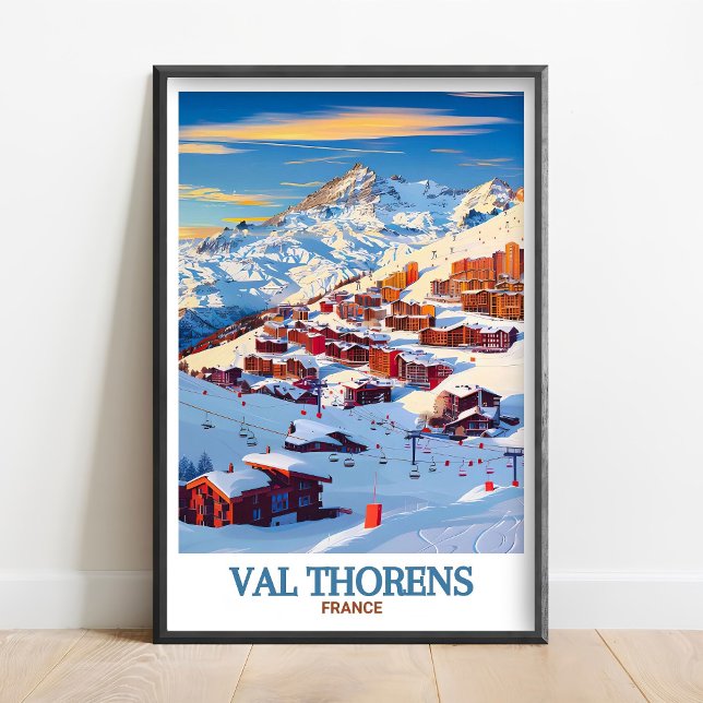 Val Thorens Print - Val Thorens Ski Resort Art (Creator Uploaded)