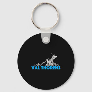 Val thorens skiing snowboarding france resort key ring