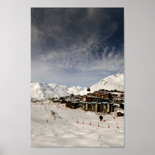 Val Thorens Three Valleys French Alps France Poster