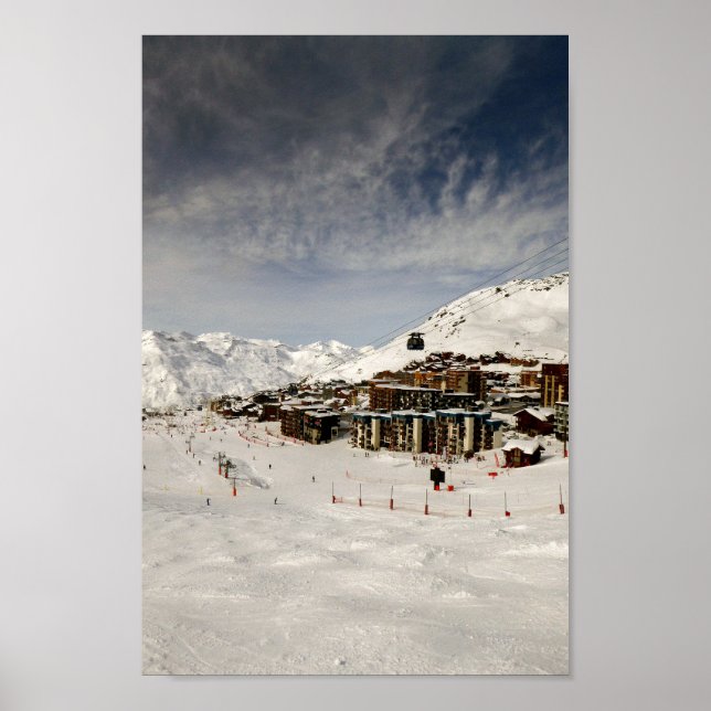 Val Thorens Three Valleys French Alps France Poster (Front)