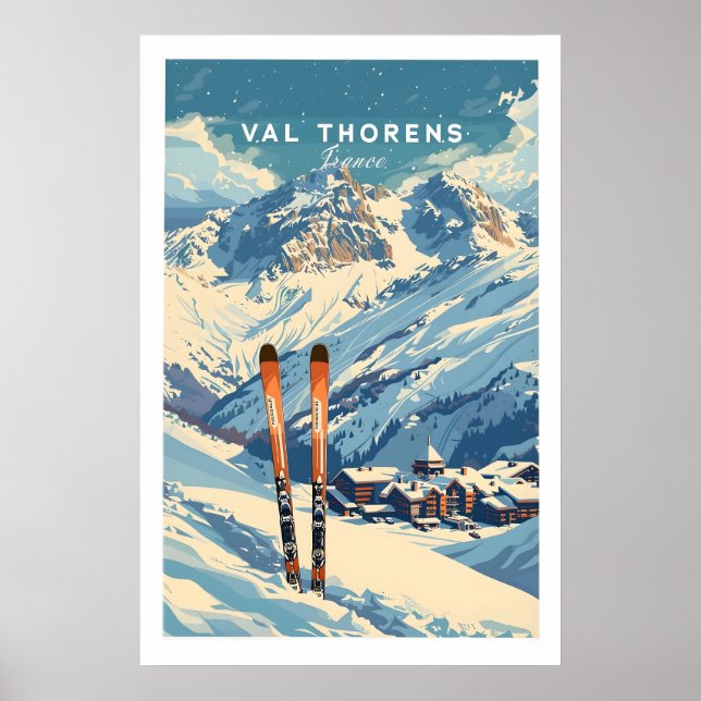Val Thorens Travel Poster 1 (Front)