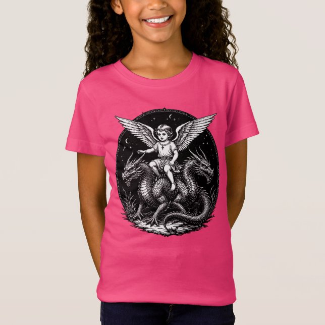 Valac and the Celestial Wyrms T-Shirt (Front)