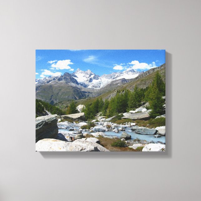 Valais Alps Canvas Print (Front)