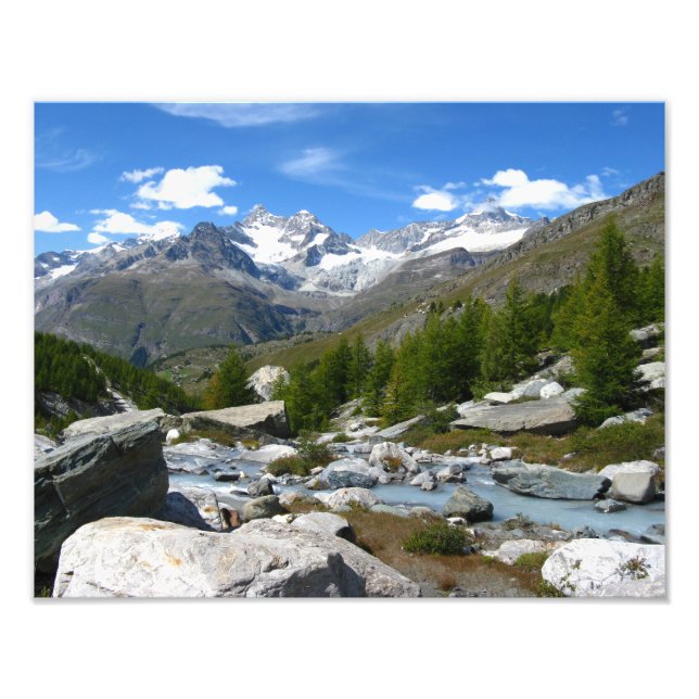 Valais Alps Photo Print (Front)
