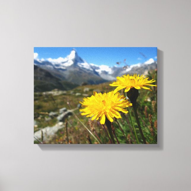 Valais Alps Swiss Canvas Print (Front)