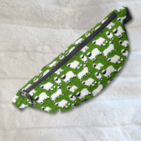 Valais Blacknose Sheep Illustrations on Green