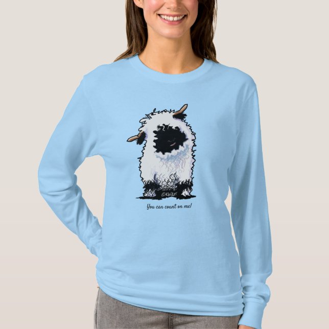 Valais Blacknose Sheep T-Shirt (Front)