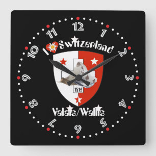 Valais Switzerland Suisse clock