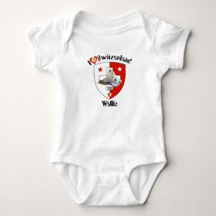 Valais v Wallis Schweiz-Suisse Children Body Baby  Bodysuit