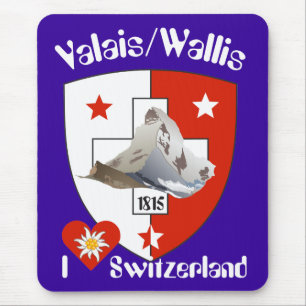 Valais / Wallis Suisse Schweiz Switzerland Mauspad Mouse Pad