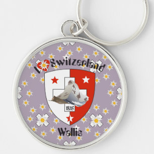 Valais / Wallis Suisse-Switzerland Key Fans Ring