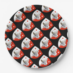 Valais - Wallis - Suisse - Switzerland Paper Plate