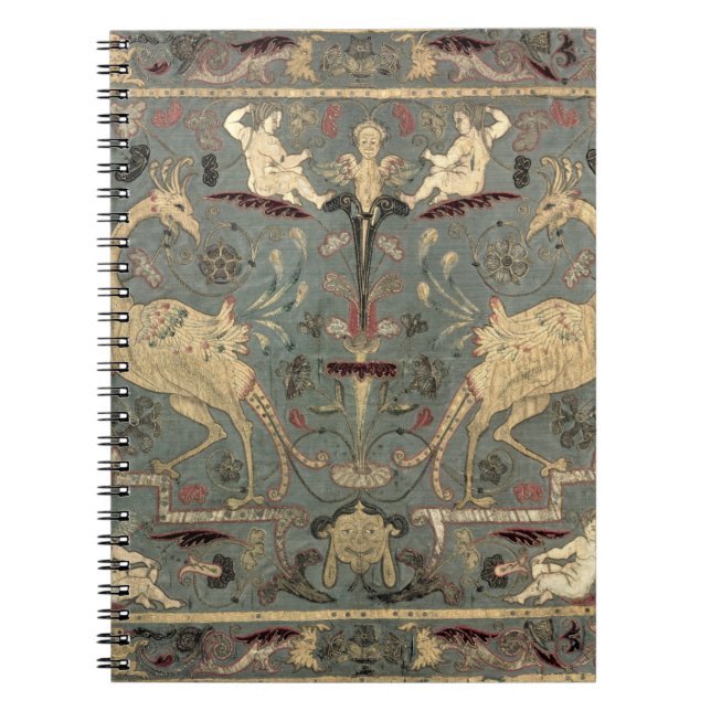 Valance of Renaissance design, 17th century (silk) Spiral Notebook (Front)