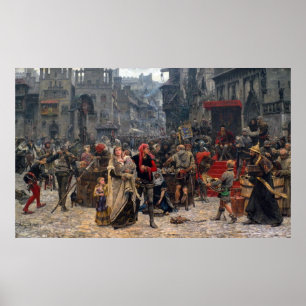 Valdemar Atterdag holding Visby to ransom, 1361 Poster