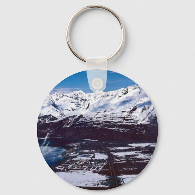 Valdez, Alaska Key Ring (Front)