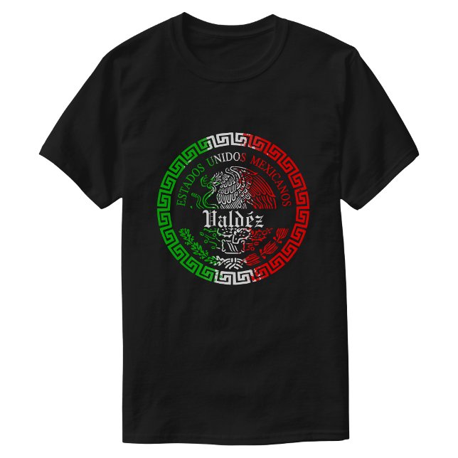 Valdéz Last name Mexico themed T-shirt Men (Valdéz Last name Mexico themed T-shirt Men)