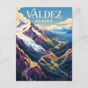 Valdez USA Postcard