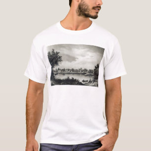 Valdivia, from 'The History of Chile'engraved T-Shirt