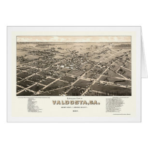 Valdosta, GA Panoramic Map - 1885