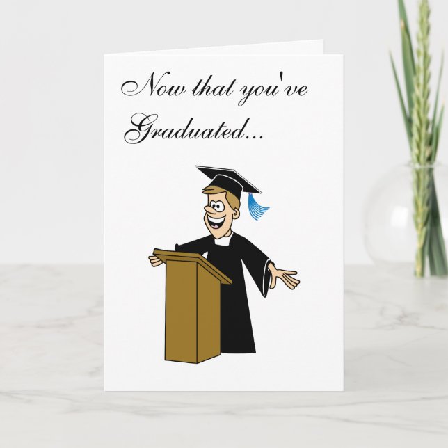 Valedictorian Card (Front)