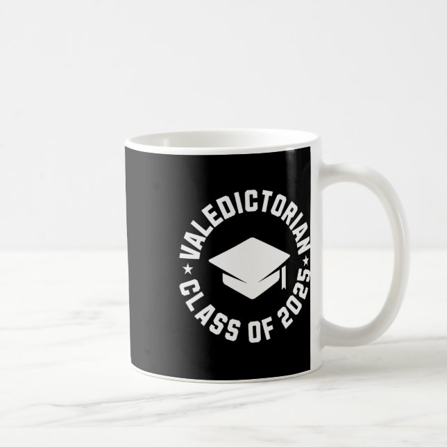 Valedictorian Cl Of 2025 Graduation  Coffee Mug (Right)