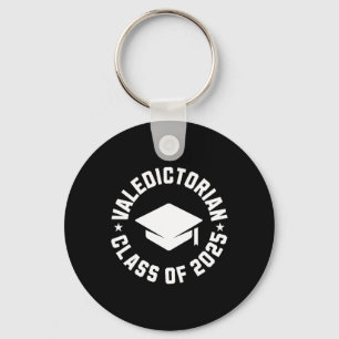 Valedictorian Cl Of 2025 Graduation  Key Ring