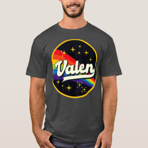 Valen Rainbow In Space Vintage Style T-Shirt