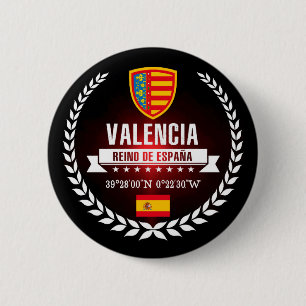 Valencia 6 Cm Round Badge