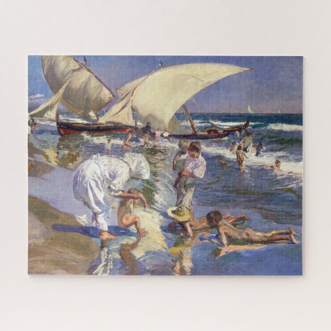 Valencia Beach Morning Light | Joaquín Sorolla | Jigsaw Puzzle (Horizontal)