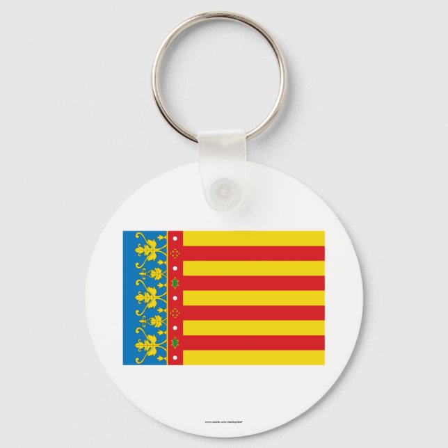 Valencia flag key ring (Front)