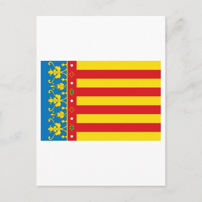 Valencia flag postcard (Front)