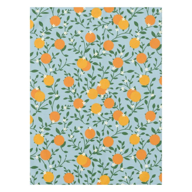 Valencia Oranges Tablecloth (Front)