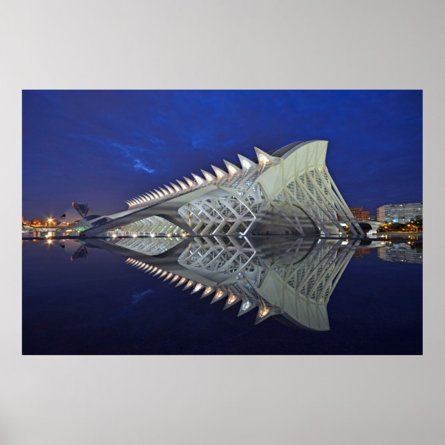 Valencia Reflected Poster (Front)