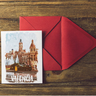 Valencia Spain Architecture Travel Postcard