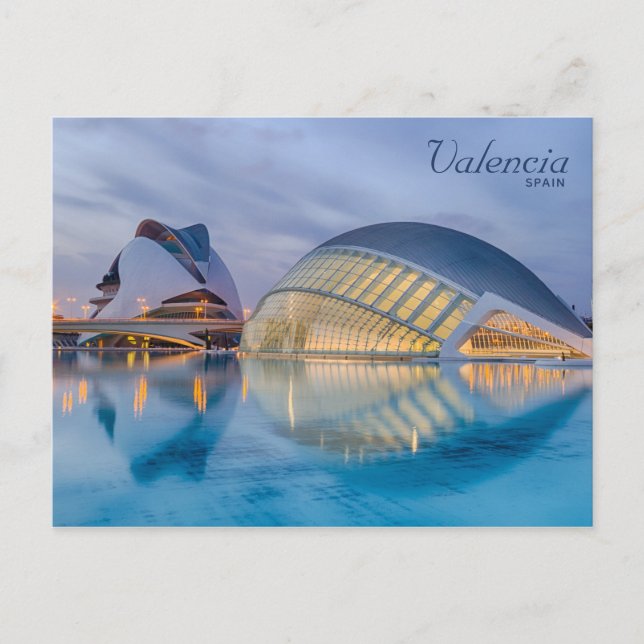 Valencia Spain Modern Architecture Postcard (Front)