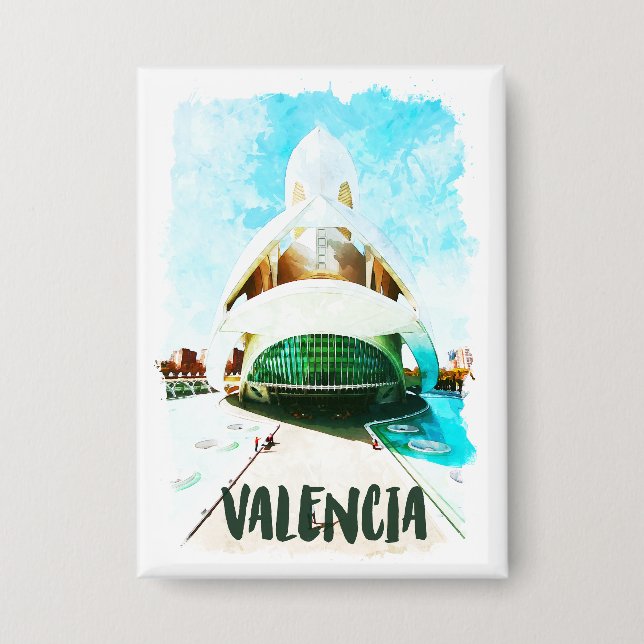 Valencia Spain Palau de les Arts Reina Sofía (Front)