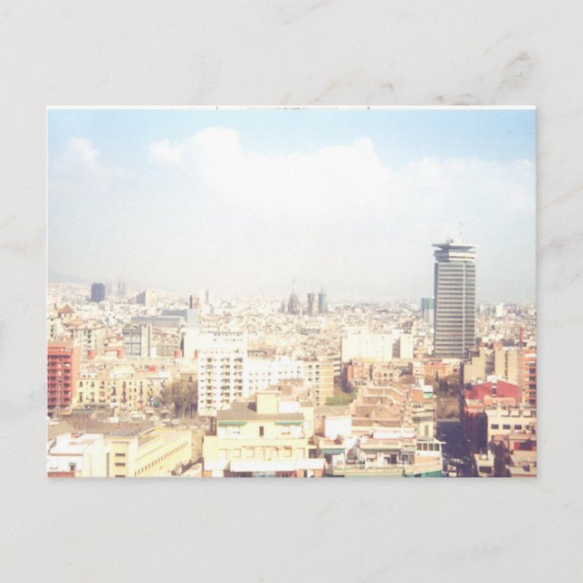 Valencia Spain Postcard (Front)