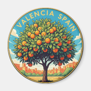 Valencia Spain Travel Magnet