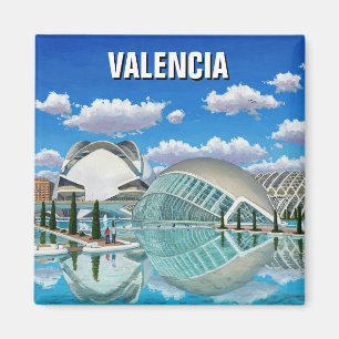 Valencia Spain Travel Magnet